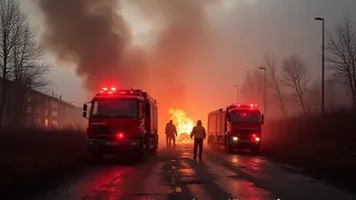 Kompostfeuer in Hagen: Feuerwehr im Dauereinsatz ohne klare Ursache