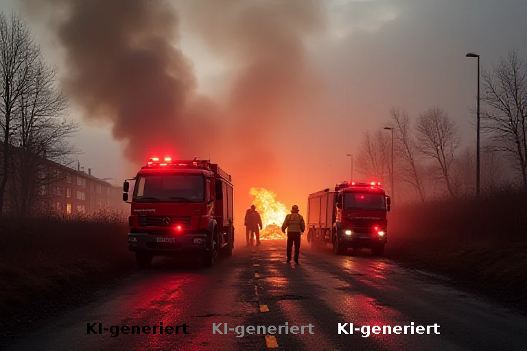 Kompostfeuer in Hagen: Feuerwehr im Dauereinsatz ohne klare Ursache