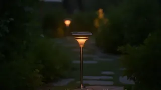Kreative Lichtakzente im Garten durch innovative Solar-Technologie