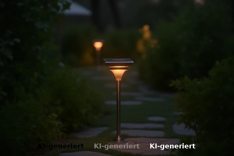 Kreative Lichtakzente im Garten durch innovative Solar-Technologie