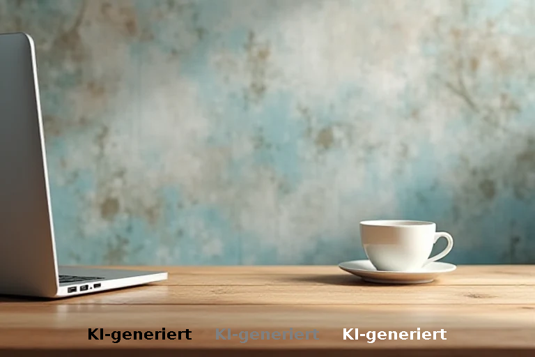 Kreativer Basteltrick: Arbeitsstation integriert in Wandgemälde