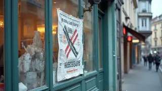 Kreuzberger Ladeninhaber dokumentiert Gewalt nach Plakatierung gegen Antisemitismus