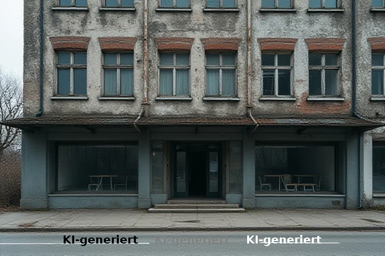 Künstler retten das Image einer postindustriellen Ruine