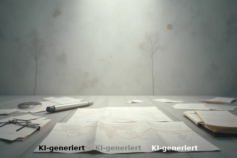 Künstlerischer Blick auf Neurologie und gesellschaftliche Symbole