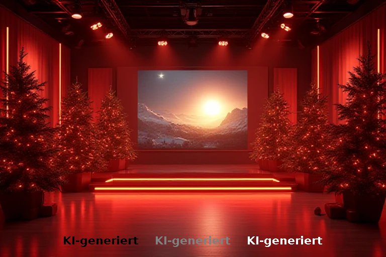 Künstliche Winterstimmung: ZDF-Show inszeniert August als Weihnachtszeit