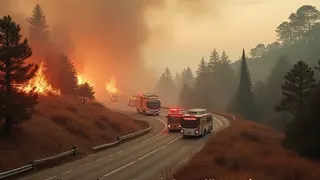 Küstenflucht vor der Flammenfront: Evakuierung an der italienischen Adria