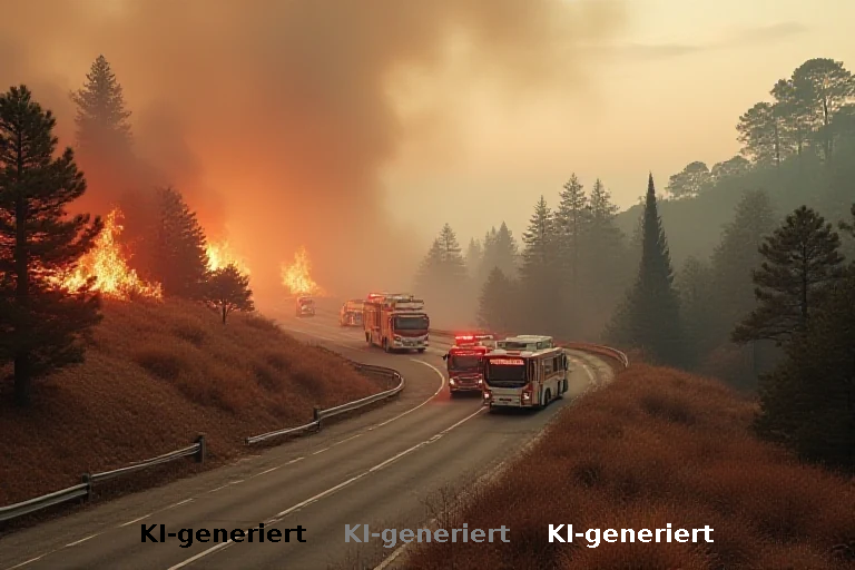 Küstenflucht vor der Flammenfront: Evakuierung an der italienischen Adria