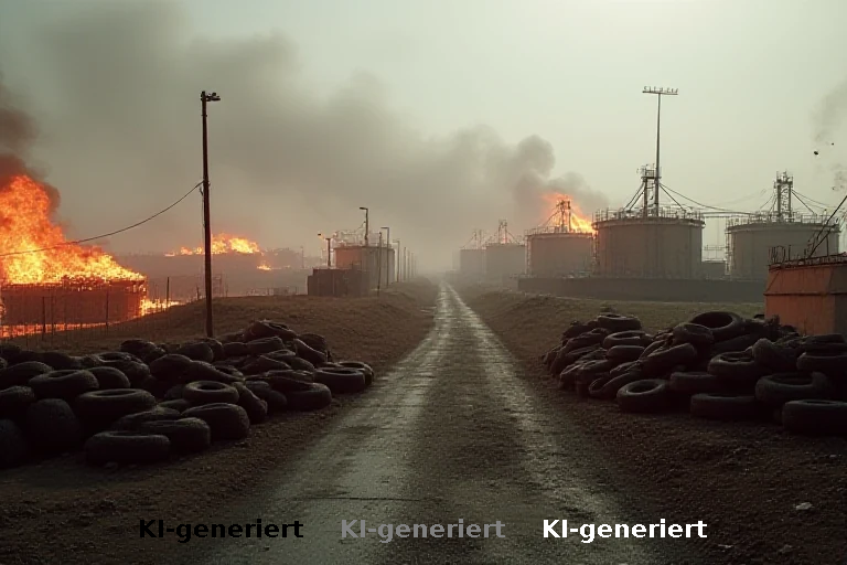 Küstenprotest: Fischer blockieren Tanklager mit Brandbarrikaden