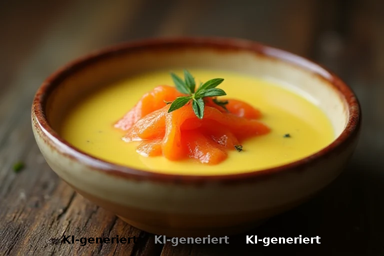 Kulinarische Inszenierung: Selleriesuppe mit Lachs-Akzent als Herbsttrend