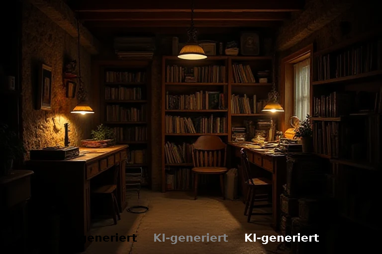 Kulturkampf Weimer, der Kulturkämpfer im Hobbykeller