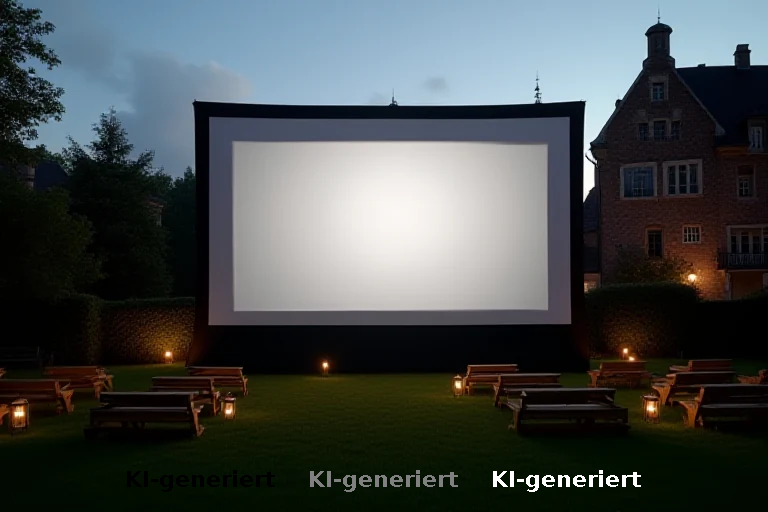 Kulturveranstaltung im Schlossgarten: Wertingen setzt auf Open-Air-Kino als Sommerattraktion
