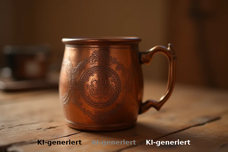 Kupferkunst mit Tiefe: Handgefertigte Becher vereinen Symbolik und Materialwert