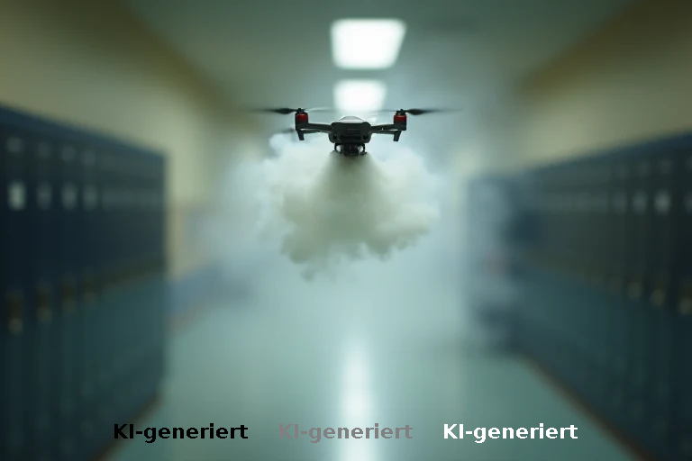 Lacrymogen aus der Luft: Drohnen als neue Schulwaffe in den USA