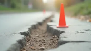 Landsberg: Radweg am Hindenburgring wegen Untergrundschäden gesperrt