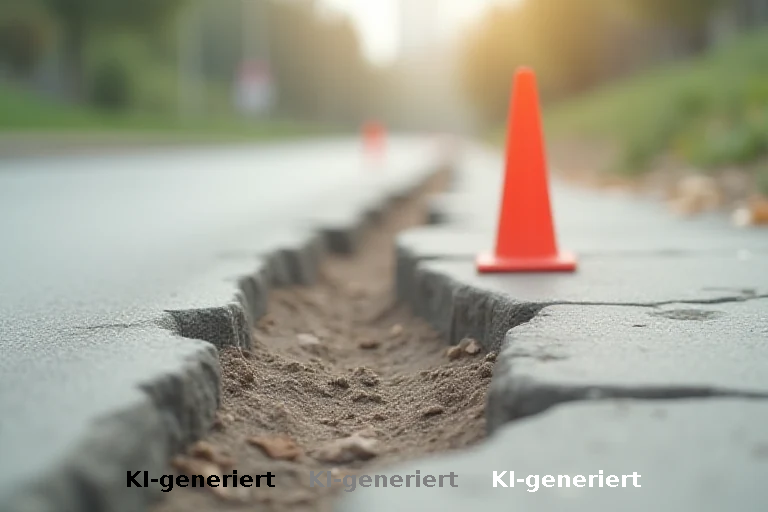 Landsberg: Radweg am Hindenburgring wegen Untergrundschäden gesperrt