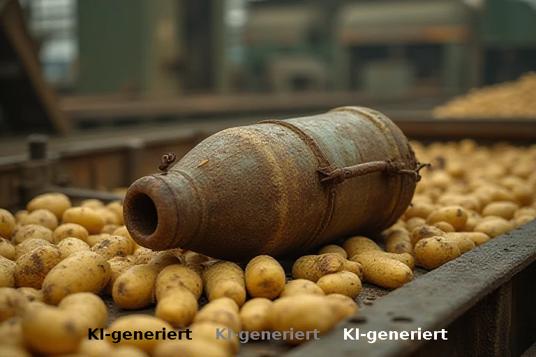 Landwirtschaftliche Ernte in Niedersachsen: Zweiter Weltkriegs-Sprengkörper durchläuft industrielle Sortieranlage