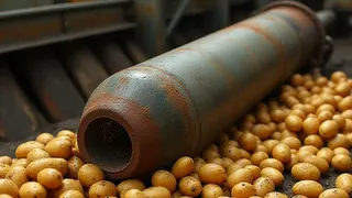 Landwirtschaftlicher Betrieb in Niedersachsen: Zweiter Weltkriegs-Sprengkörper durchläuft Sortieranlage