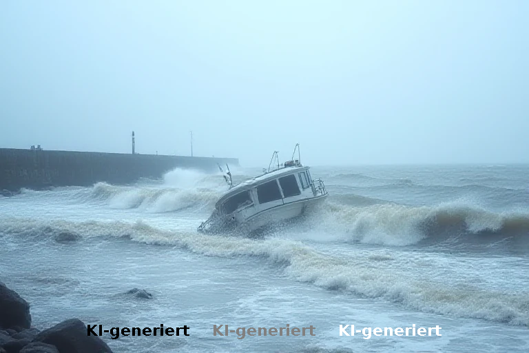 Lebensgefahr vor Cuxhaven: Rettung nach Bootshavarie mit Kindern an Bord