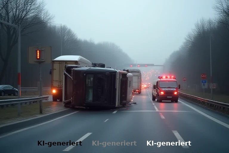 Logistik-Kollaps an der A2: Schwerlastunfall blockiert Ost-West-Achse stundenlang