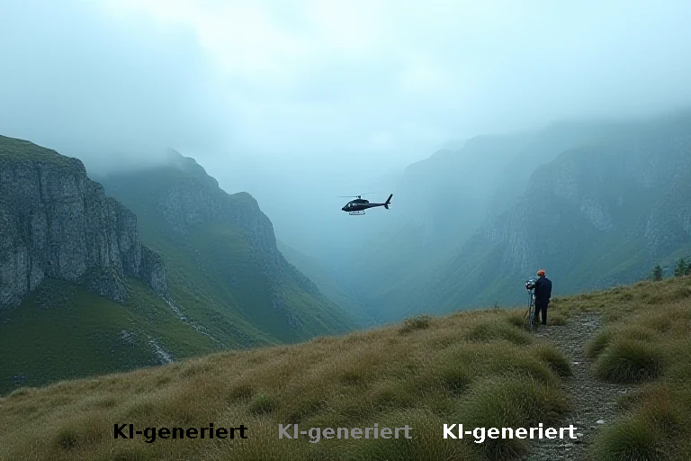 Luftgestützte Geophysik: BGR kartiert sächsische Erzvorkommen per Hubschrauber