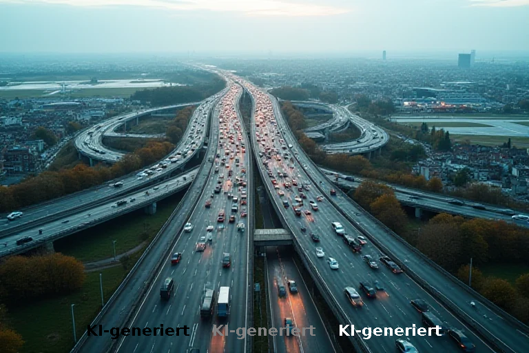 Verkehrseinbrüche in Deutschland: Staus, gestrichene Flüge und ICE-Verzögerungen