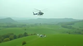 Luftüberwachung in Ungarn: Hubschrauber und Drohne finden Gesuchten und Vermissten