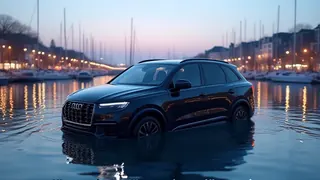 Luxus-SUV versinkt im Yachthafen: Kuriose Bergung in Warnemünde