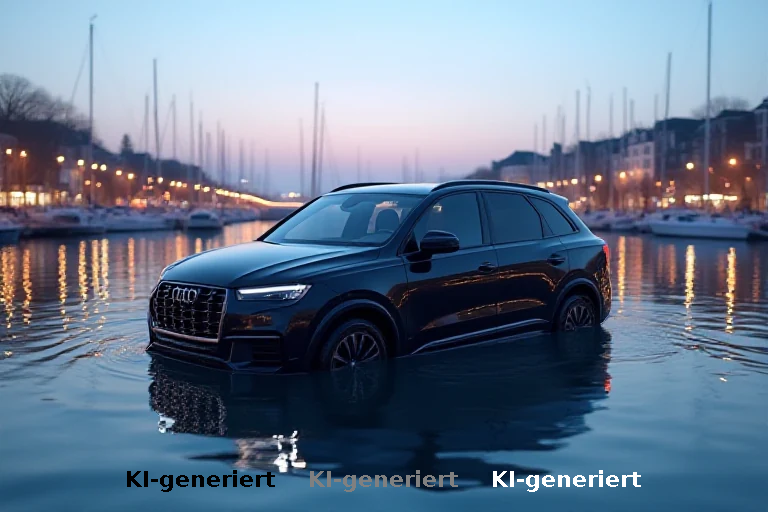 Luxus-SUV versinkt im Yachthafen: Kuriose Bergung in Warnemünde
