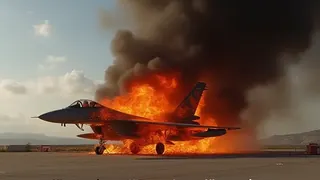 Marine-Flugzeug brennt bei Übung in North Carolina aus