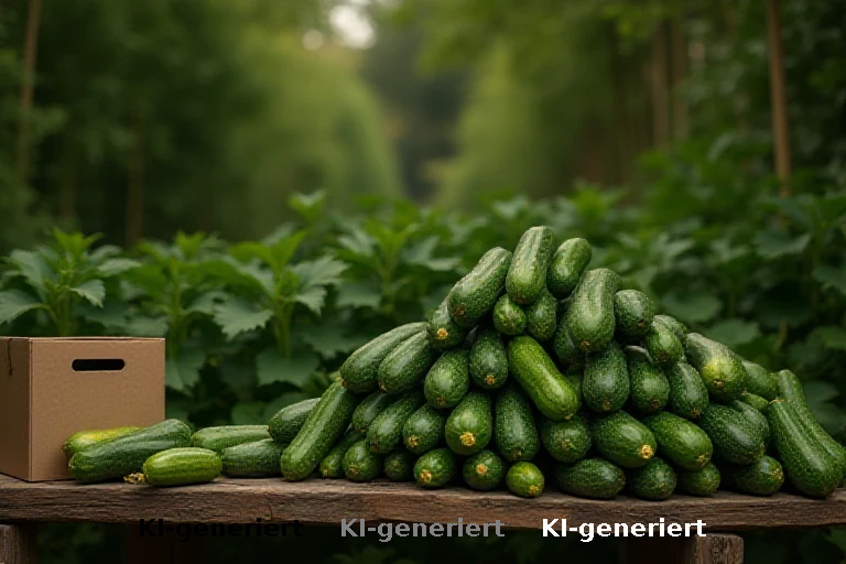 Massenanbau von Zucchini zur Unterstützung sozialer Einrichtungen