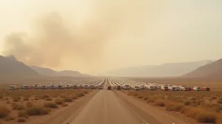 Massenevakuierung in Nevada: Menschenhand als Brandursache und politische Krisenbewältigung
