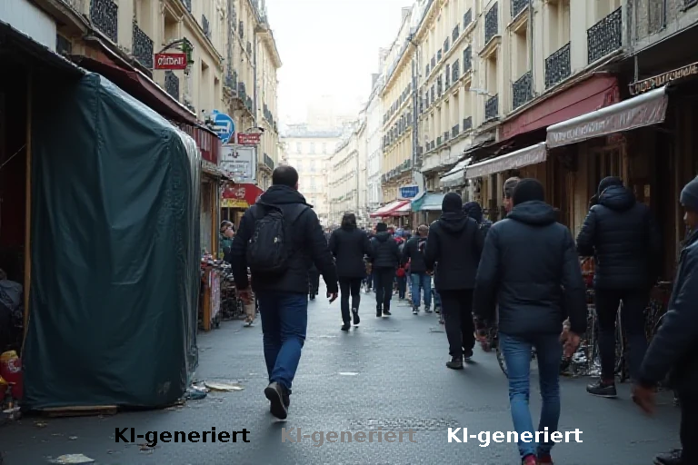 Massenmigration als Ursache: Paris verwandelt sich laut Artikel in einen Slum