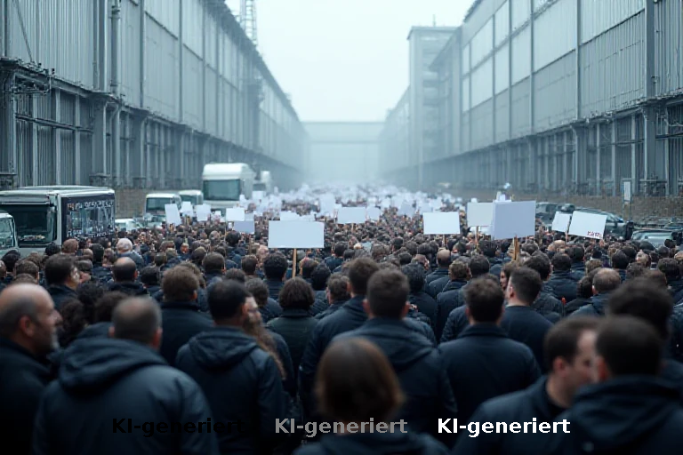 Massenproteste in der deutschen Autobranche: Tausende fordern Schutz vor Welle von Entlassungen