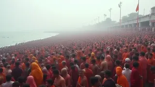 Massenwallfahrt in Haridwar: Sicherheitsapparat gegen religiöse Strömung