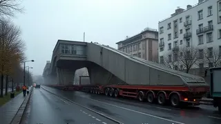 Massiver Brückenbau: Hamburger Stadtplanung setzt auf spektakulären Transport