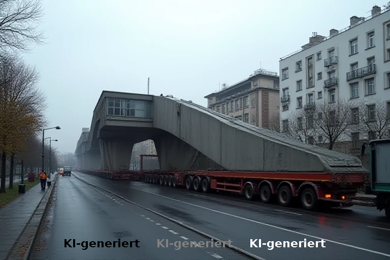Massiver Brückenbau: Hamburger Stadtplanung setzt auf spektakulären Transport