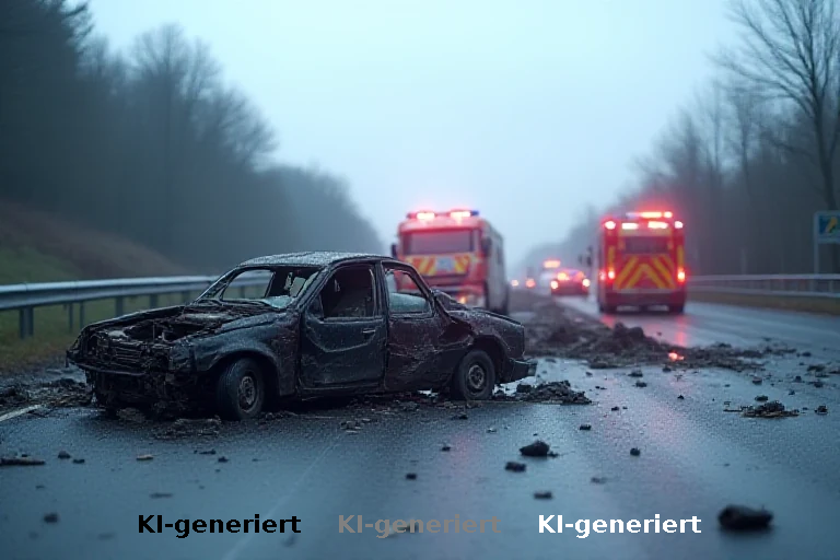 Massiver Verkehrsunfall auf der A73: Zehn Millionen Euro Sachschaden durch Kollision in Bayern