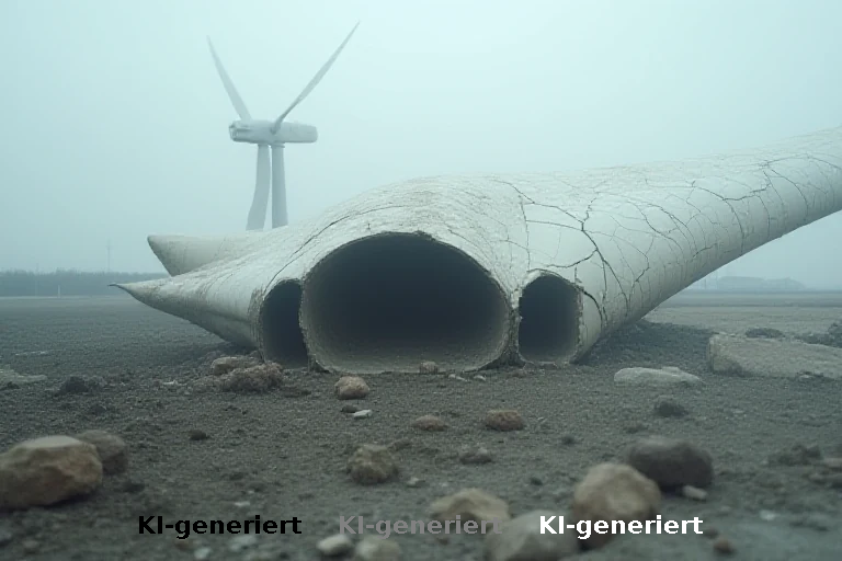 Materialfluss im Fokus: Herausforderungen beim Rückbau von Windkraftanlagen