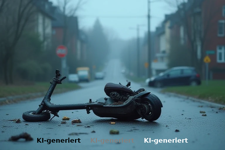 Medikamenteneinfluss: 25-Jährige stürzt mit Moped in Neuburg