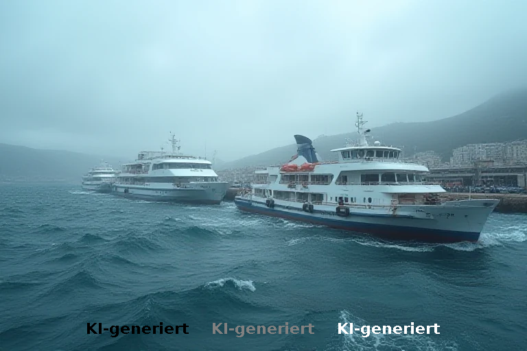 Meltemi-Wind lähmt Ägäis: Fährstaus und Brandalarm in der Hochsaison