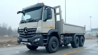 Mercedes setzt auf E-Arocs: Elektro-Lkw soll Baustellen emissionsärmer machen