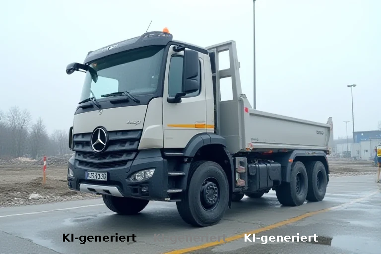 Mercedes setzt auf E-Arocs: Elektro-Lkw soll Baustellen emissionsärmer machen