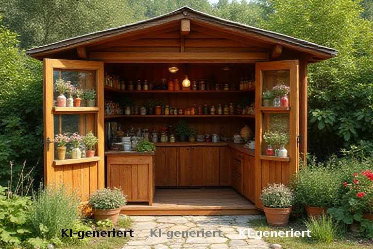 Mit Herz und Hand: Wie ein Gartenschrank zum beliebten Selbstbedienungsladen wurde