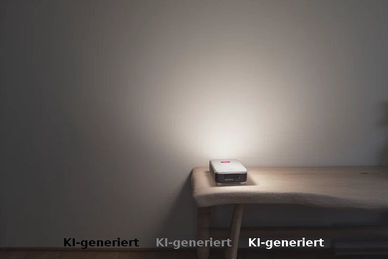 Mobiler Laser-Projektor: Kompromisse bei Optik und Raumplanung