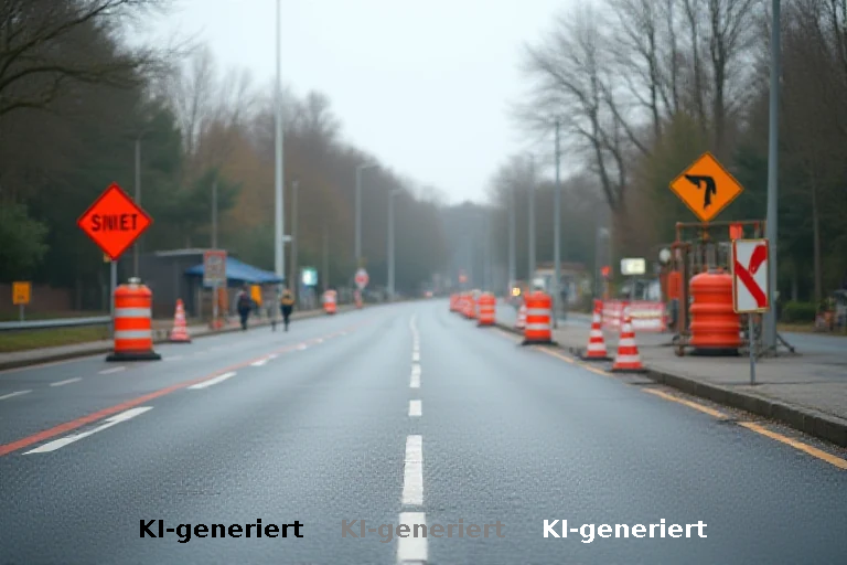 Monatelange Verkehrseinschränkung in Lünen: Stadtwerke begründen Umleitung mit Netzausbau