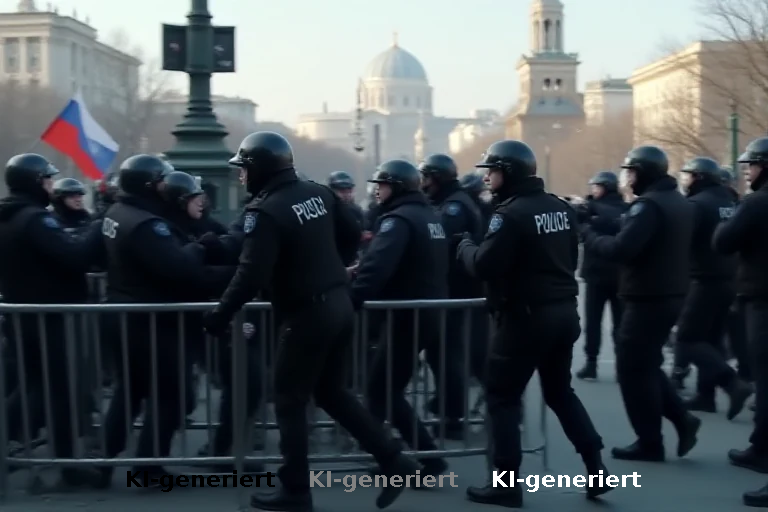 Moskau: Festnahmen bei Kundgebung der regierungsnahen KPdSU