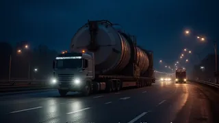 Nachtfahrt mit 48 Tonnen: Logistische Hürden bei Schwertransporten