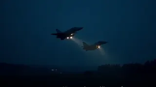 Nachtübungen der Bundeswehr: Eurofighter kehren über Süddeutschland zurück