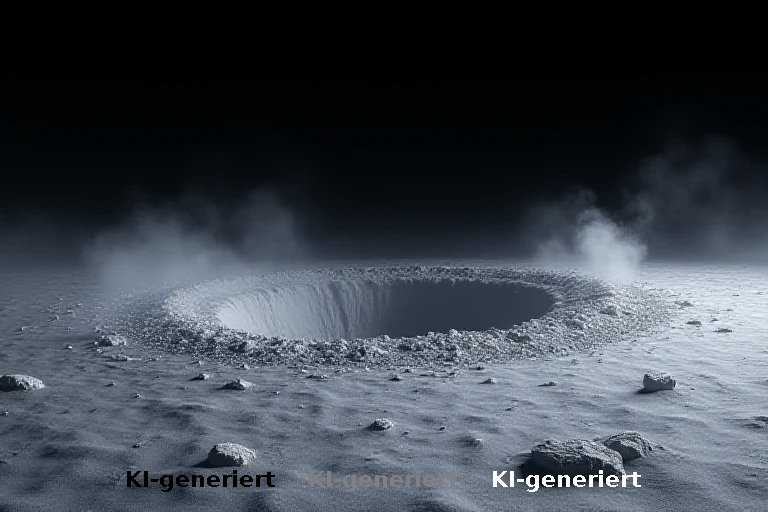 NASA dokumentiert Krater durch SpaceX-Falcon-9-Aufprall auf dem Mond