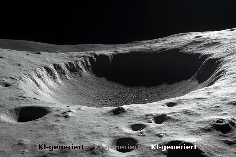 NASA dokumentiert Mondkrater nach SpaceX-Raketenabsturz